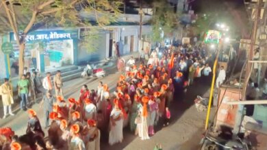 Photo of समानतावादी महात्मा बसवेश्वर यांची पंढरीत भव्य मिरवणूक